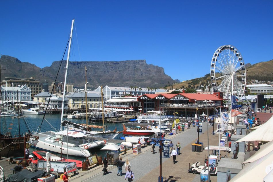 Attractions in Cape Town. 