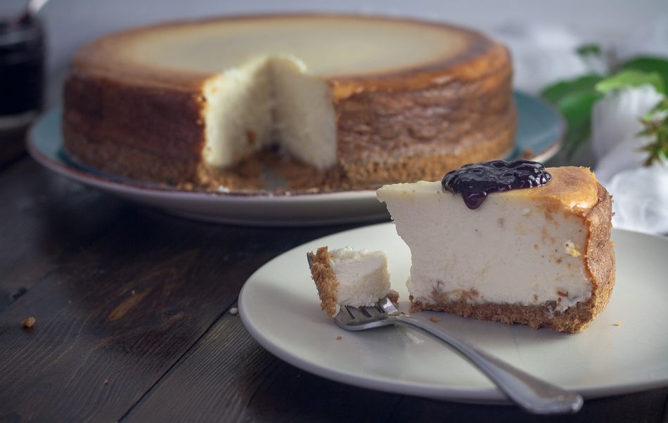 cheesecake at The Orchard Farm Stall