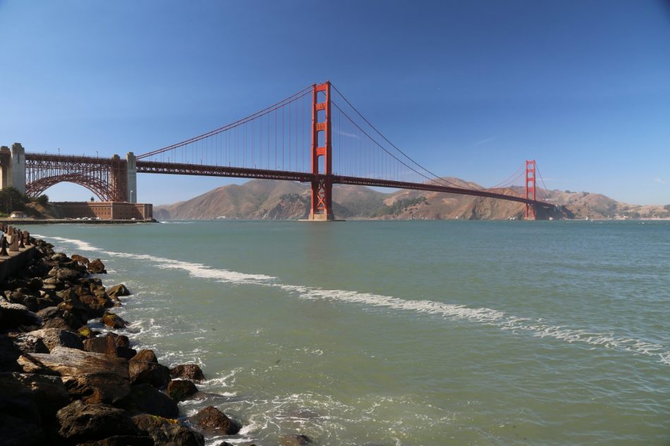 Golden Gate Bridge from near Marina beach