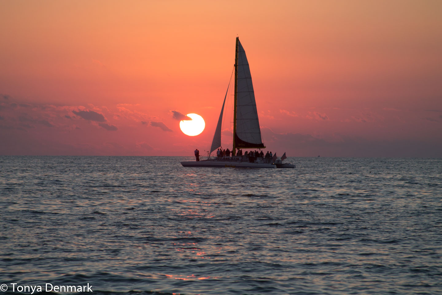 sunset in Clearwater