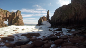 The Blade sea stack on Owey Island