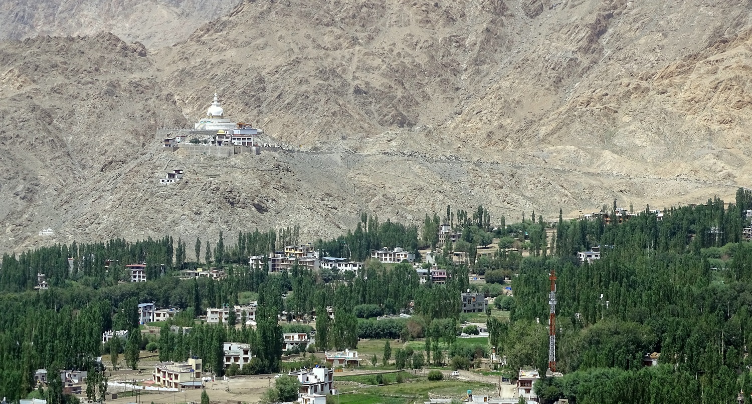 Leh CIty And Shanti Stoopa