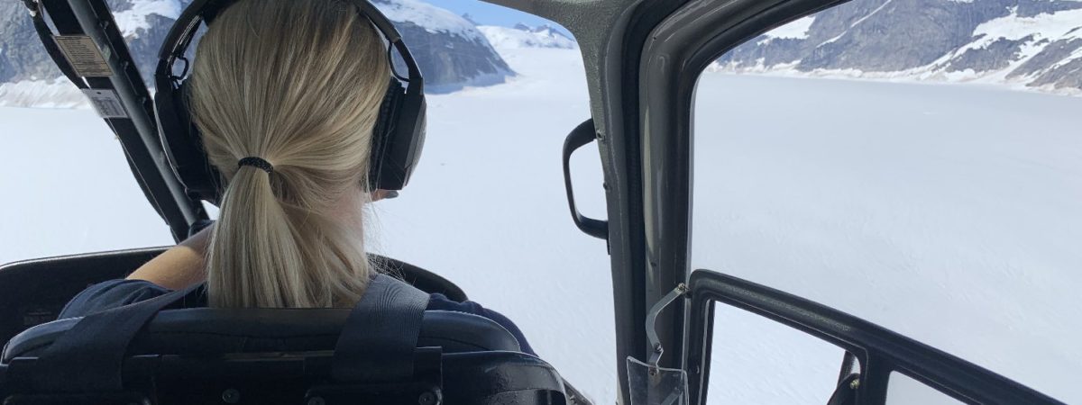 Cruising Alaska’s Inside Passage with Holland America: Helicopter Ride + Dog Mushing on Norris Glacier, Juneau