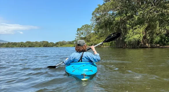 Kayaking on Lake Nicaragua