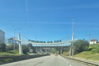 Arriving in Figueira da Foz after driving across Europe from Belgium