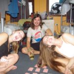 Playing cards in dorm room