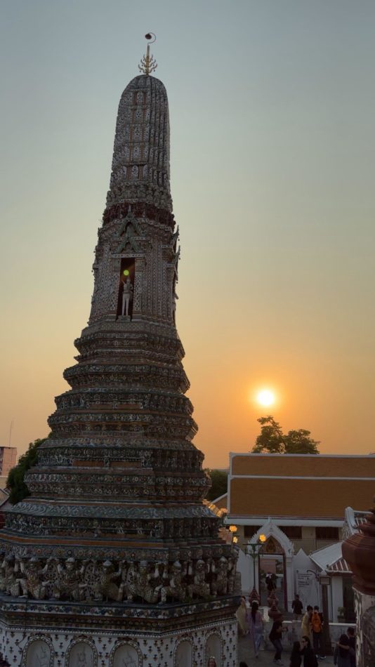 Sunset from Wat Arun