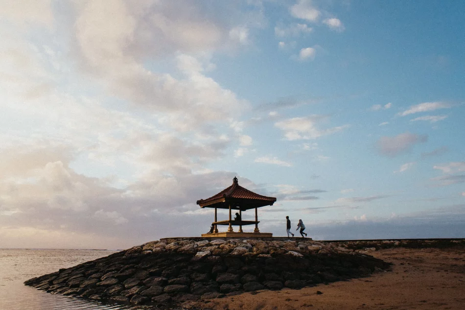 Sanur beach path Bali