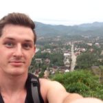 me taking a selfie with a view