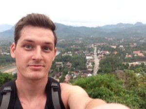 me taking a selfie with a view
