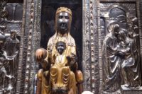 The Black Madonna of Montserrat, La Moreneta, a 12th-century Romanesque carving of the Virgin and Child